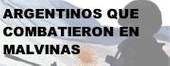 Argentinos que combatieron en Malvinas