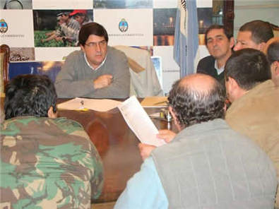 Reunión con el Ministro Tressens