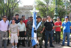 Los ex soldados de Corrientes se alistan para protestar por el fallo en Buenos Aires.